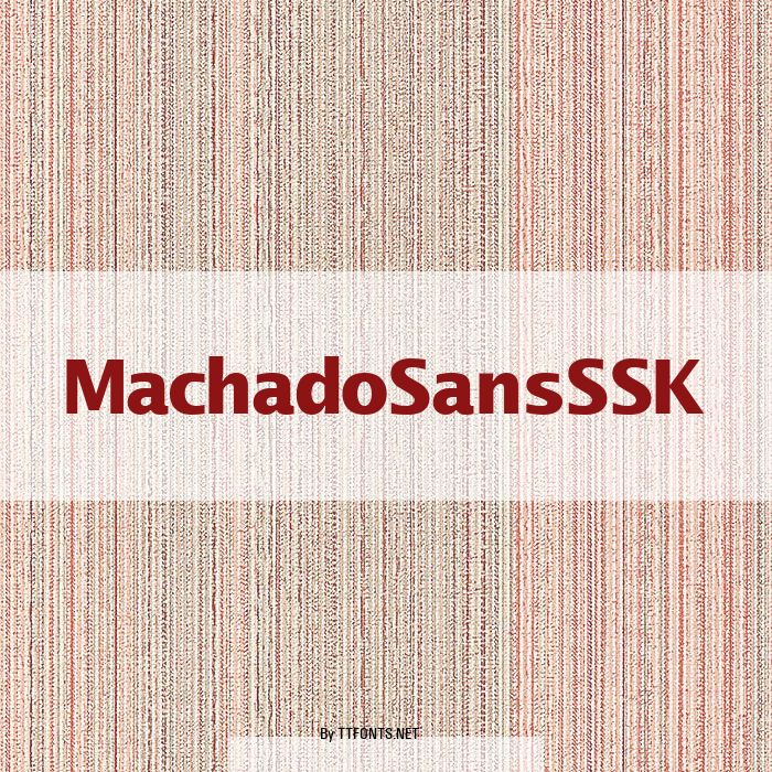 MachadoSansSSK example